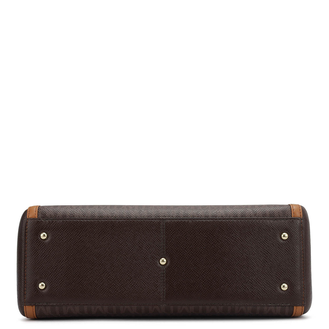 Medium Monogram Franzy Leather Satchel - Chocolate