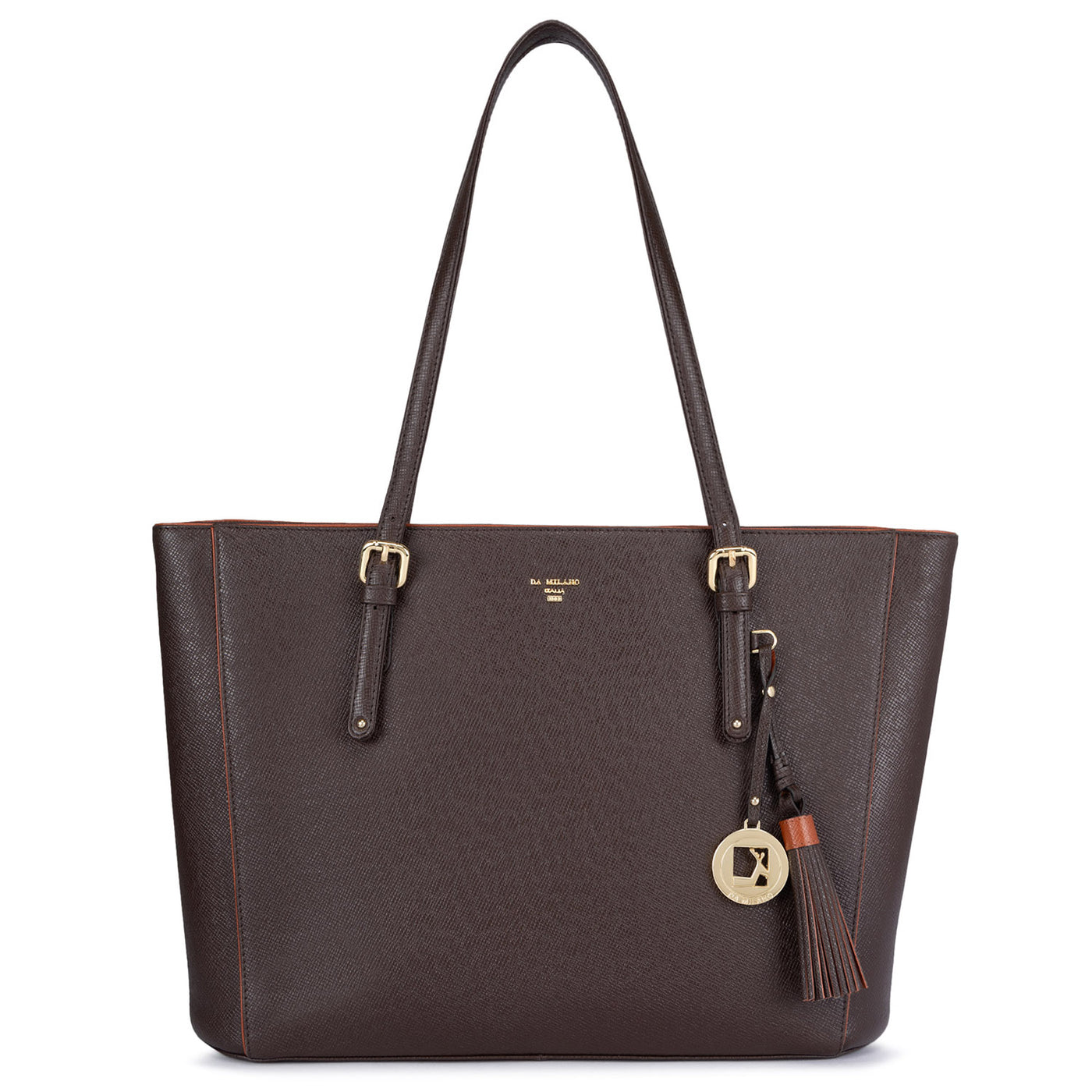 Large Franzy Leather Tote - Oak