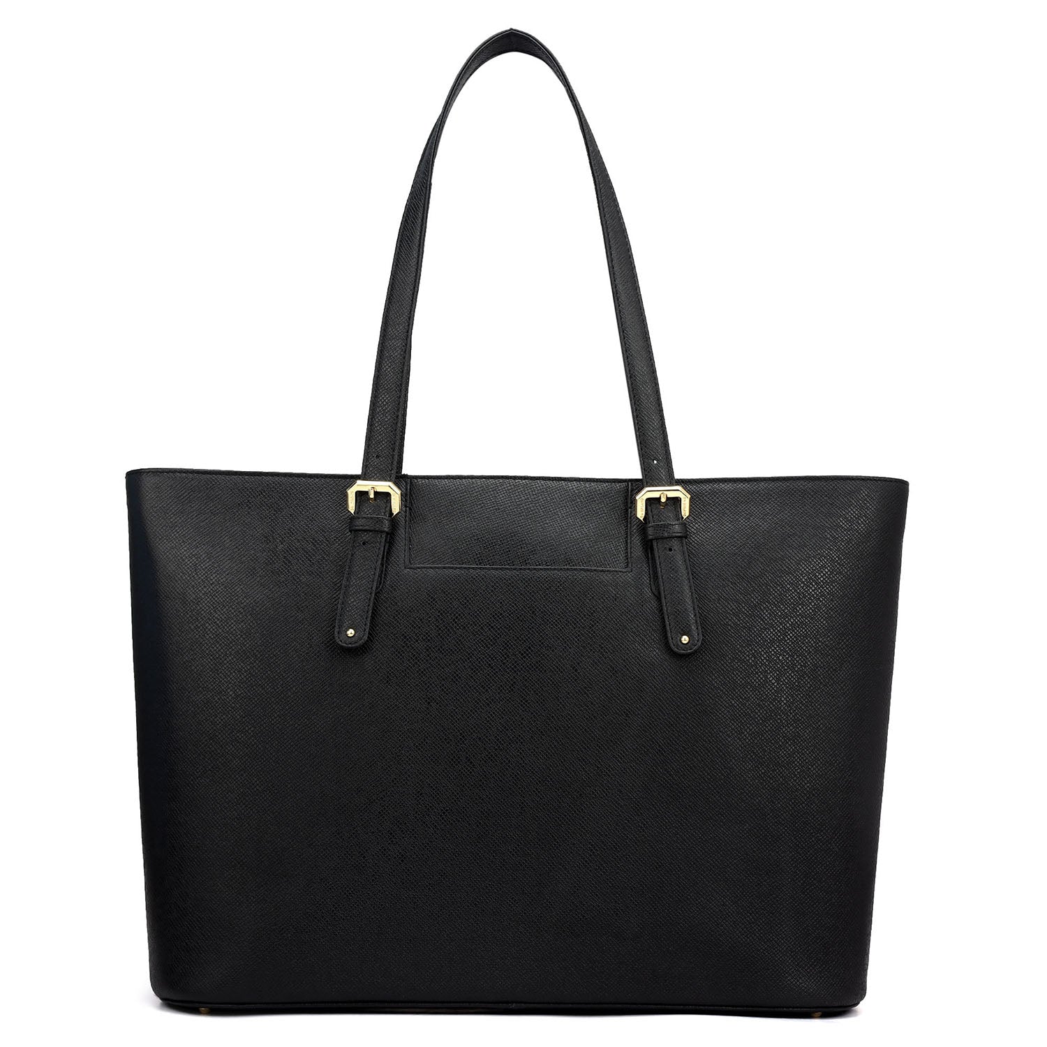 Large Franzy Leather Tote - Black – Da Milano