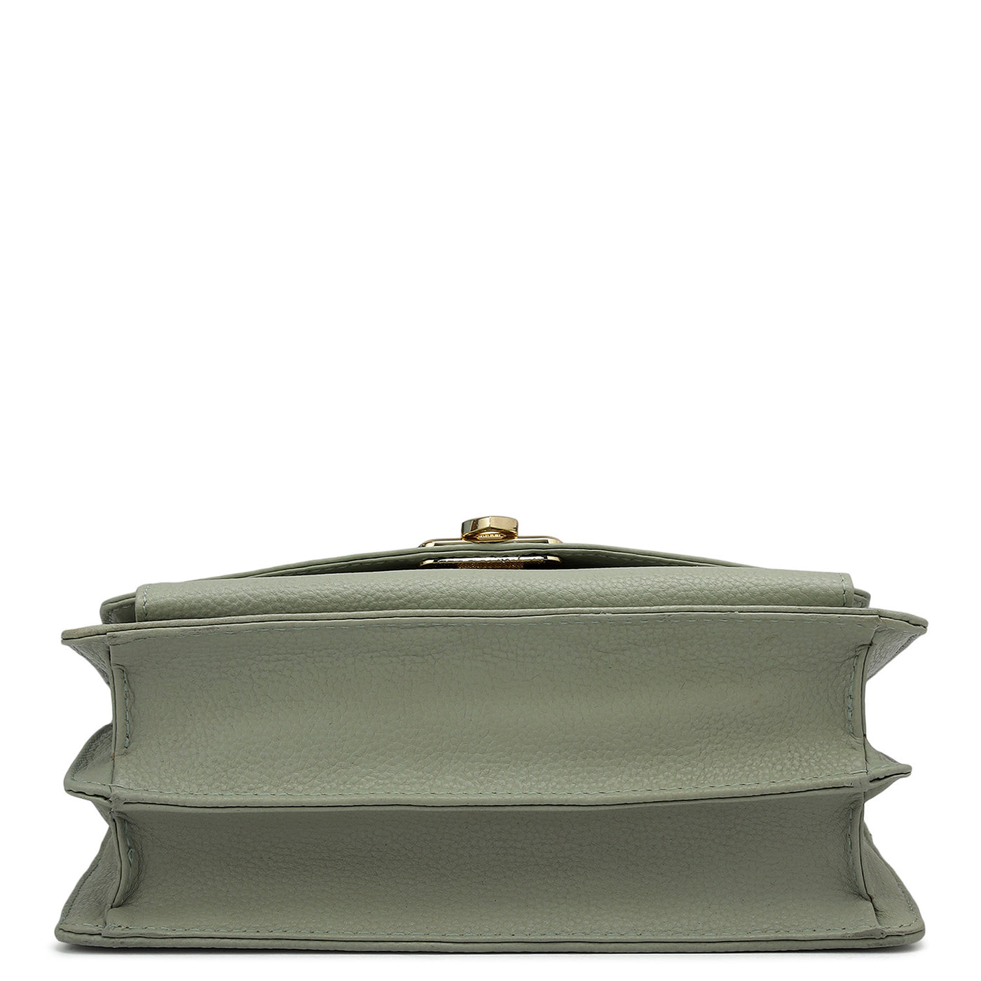 Small Wax Leather Shoulder Bag - Mint