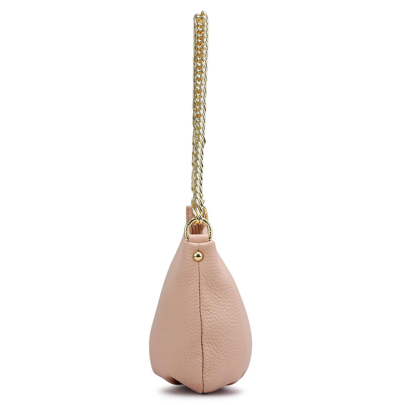 Small Wax Leather Shoulder Bag - Feather