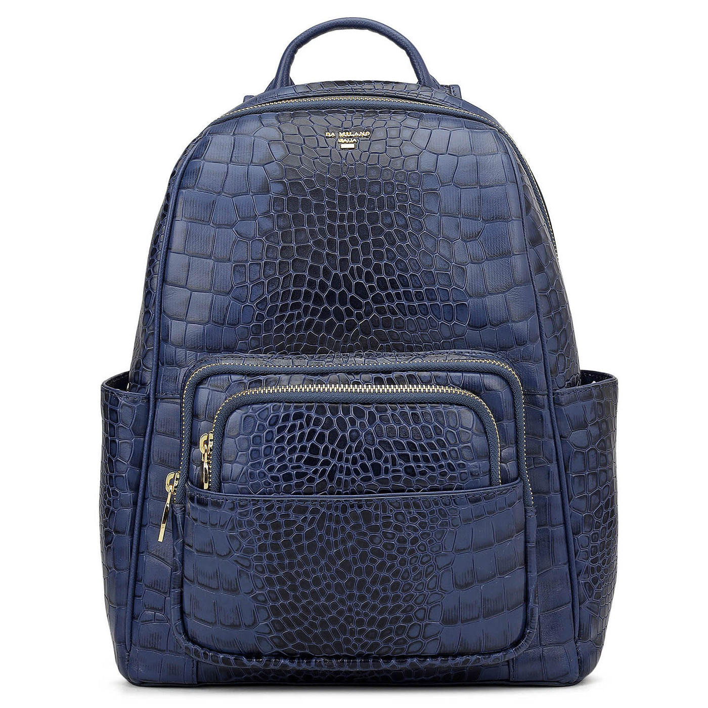Croco Leather Backpack - Stardust