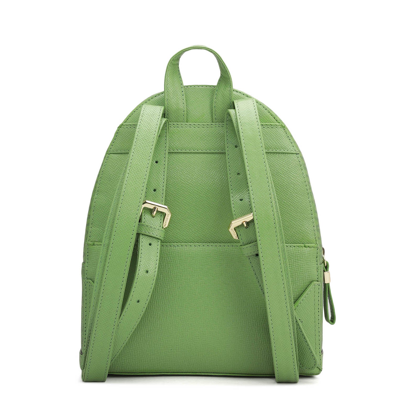 Monogram Franzy Leather Backpack - Kiwi – Da Milano