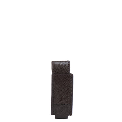 Franzy Leather Lipstick Case - Oak