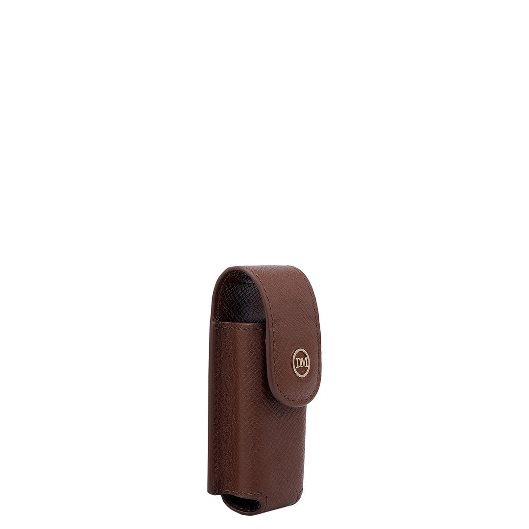 Franzy Leather Lipstick Case - Date