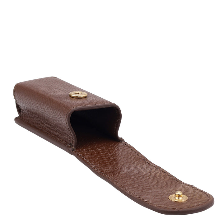 Franzy Leather Lipstick Case - Date