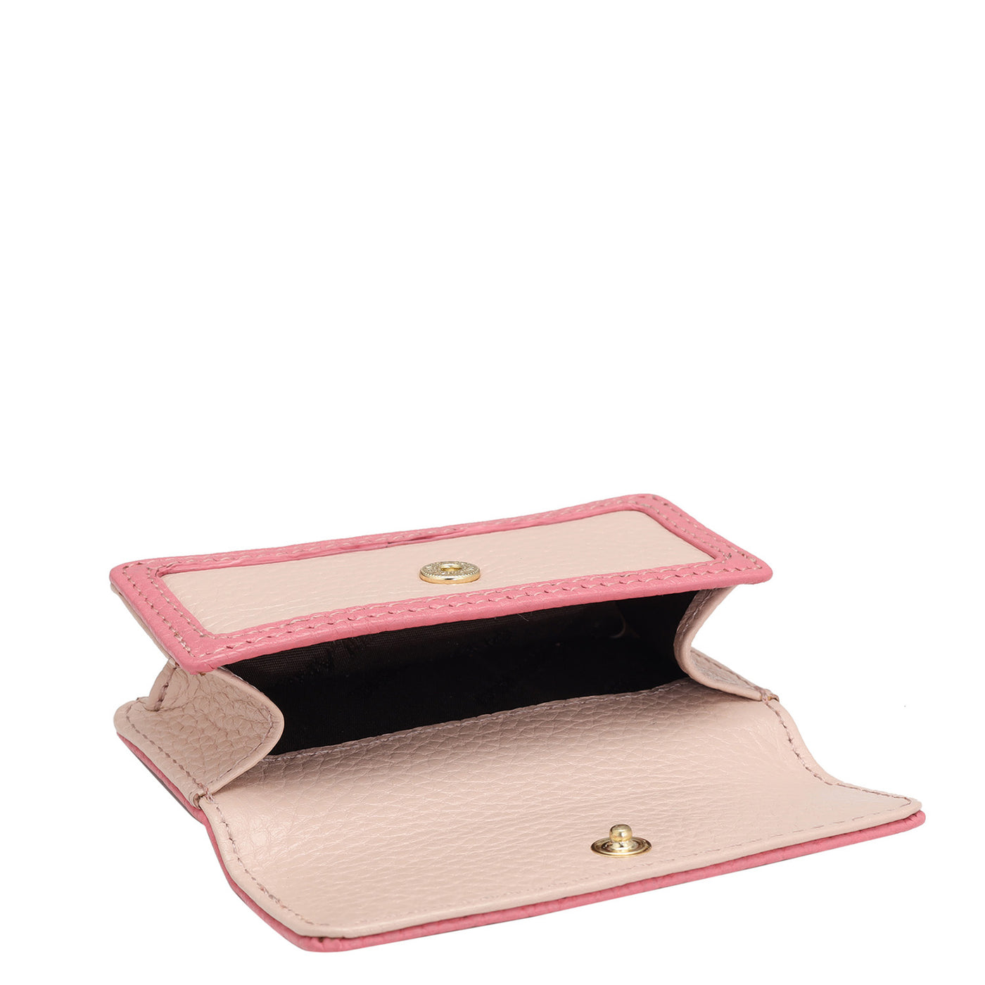 Wax Leather Lipstick Case - Baby Pink