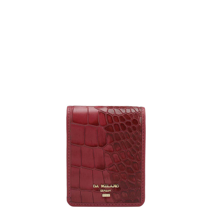 Croco Leather Lipstick Case - Plumberry