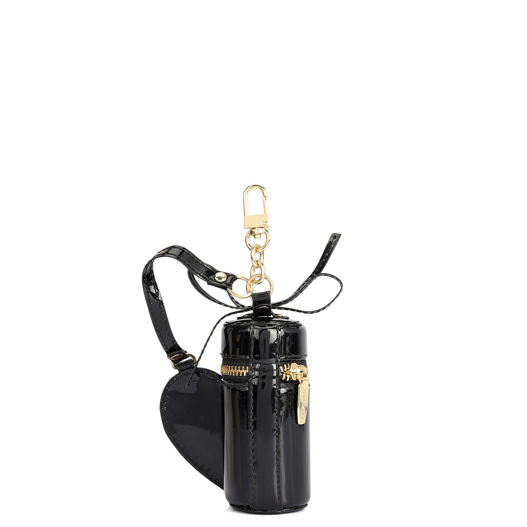 Patent Leather Lipstick Case - Black