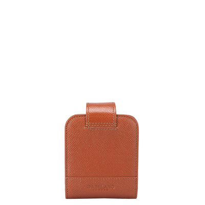 Franzy Leather Lipstick Case - Rust