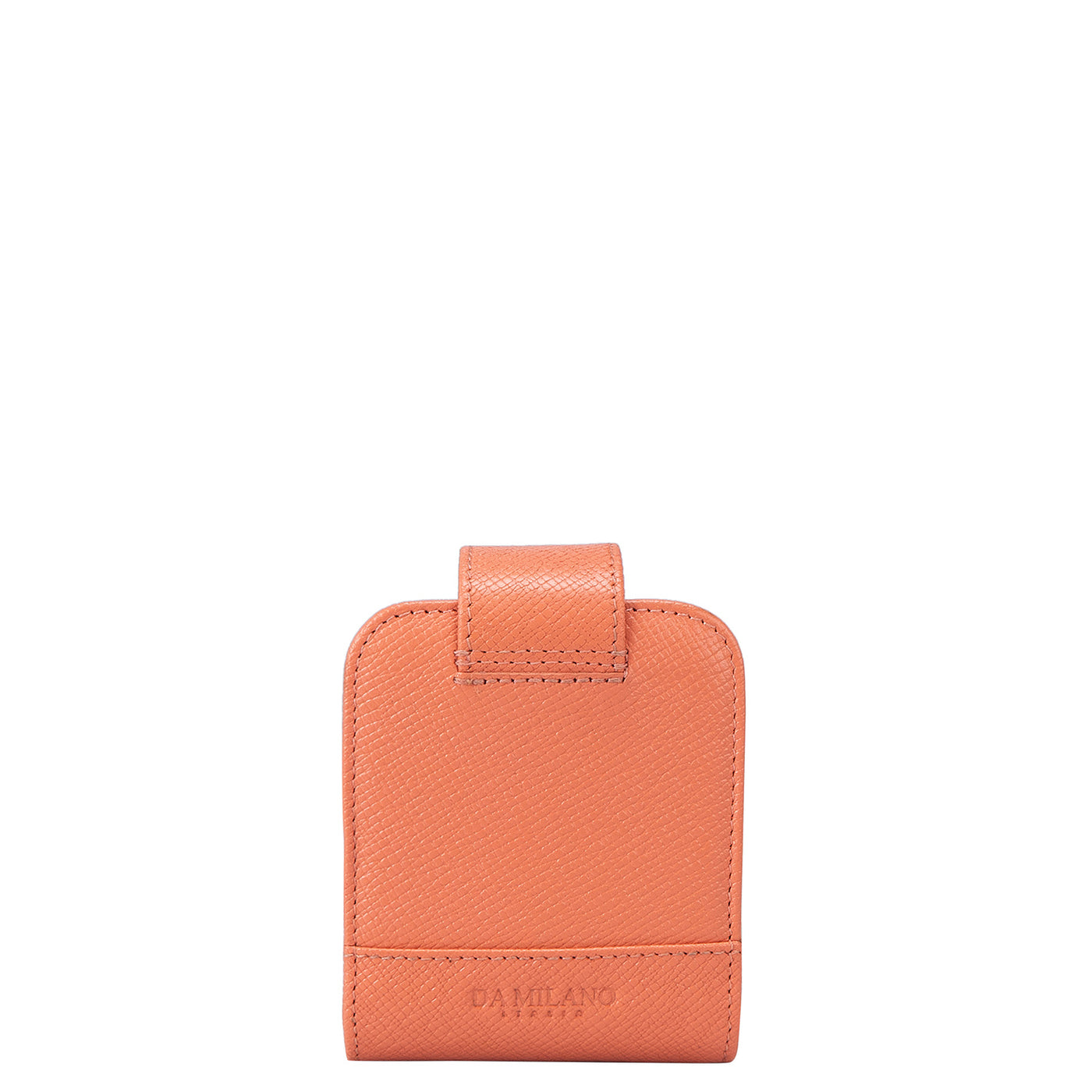 Franzy Leather Lipstick Case - Salmon