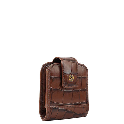 Croco Leather Lipstick Case - Date
