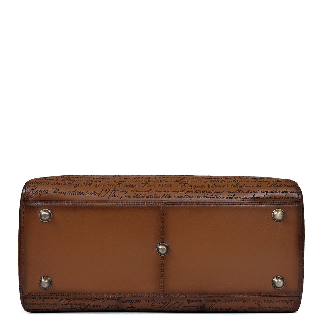 Signato Duffle Bag - Cognac
