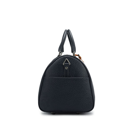 Bub Leather Luggage - Navy