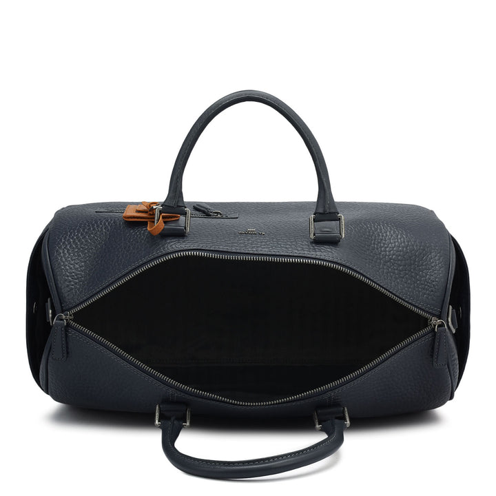 Bub Leather Luggage - Navy