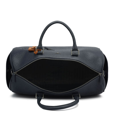 Bub Leather Luggage - Navy