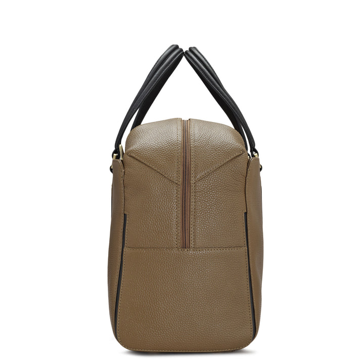 Wax Leather Luggage - Moss