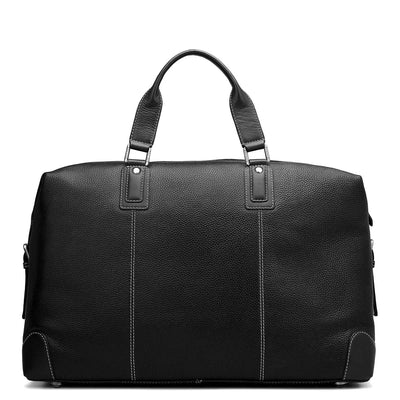 Wax Leather Luggage - Black