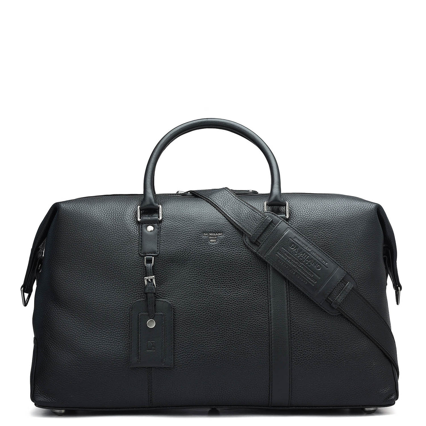 Wax Leather Luggage - Black