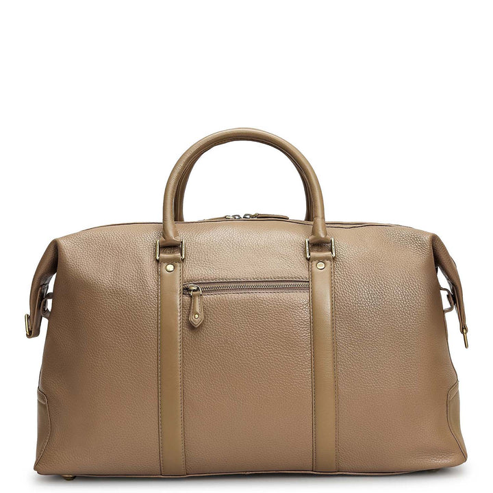 Wax Leather Luggage - Greyish Taupe