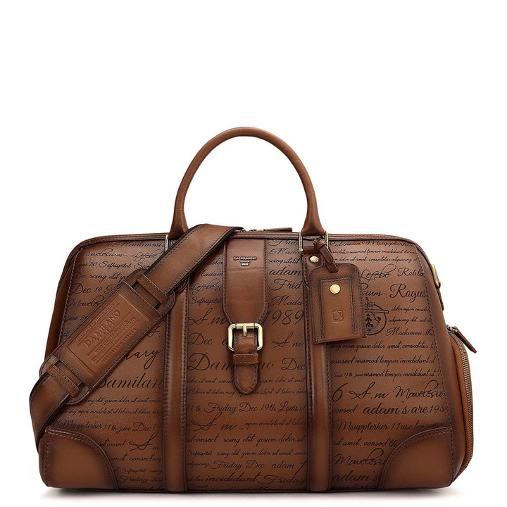 Signato Leather Luggage - Cognac