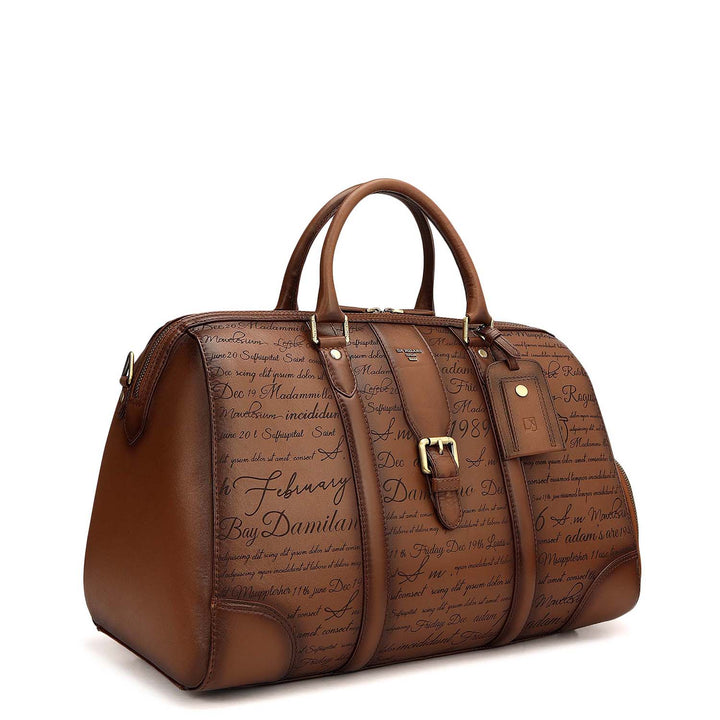 Signato Leather Luggage - Cognac