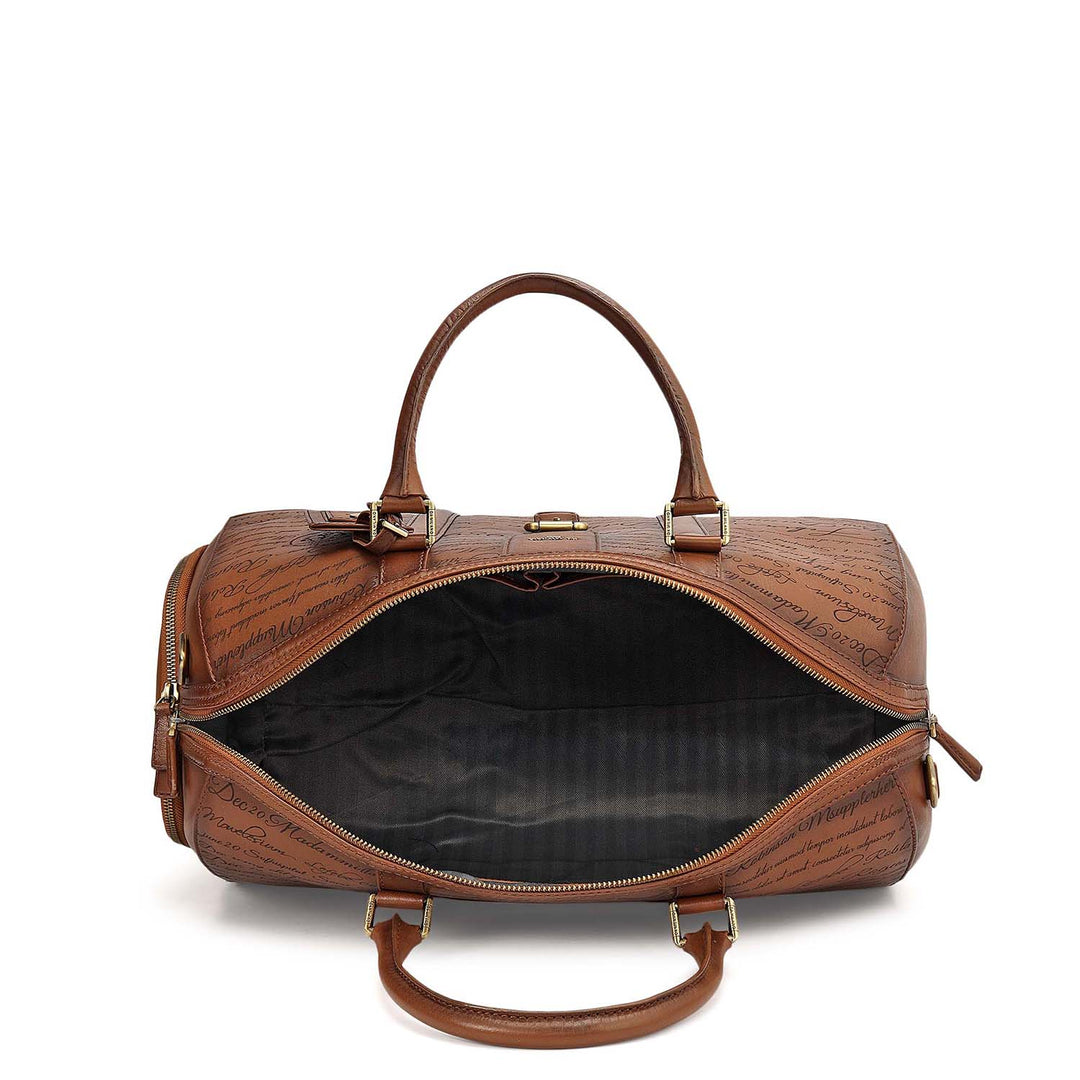 Signato Leather Luggage - Cognac