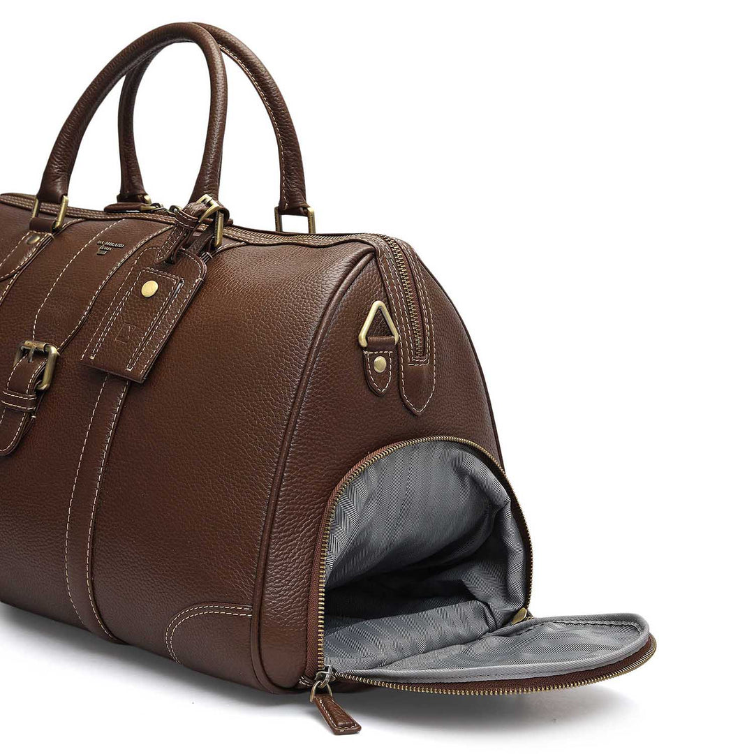 Wax Leather Luggage - Mocha