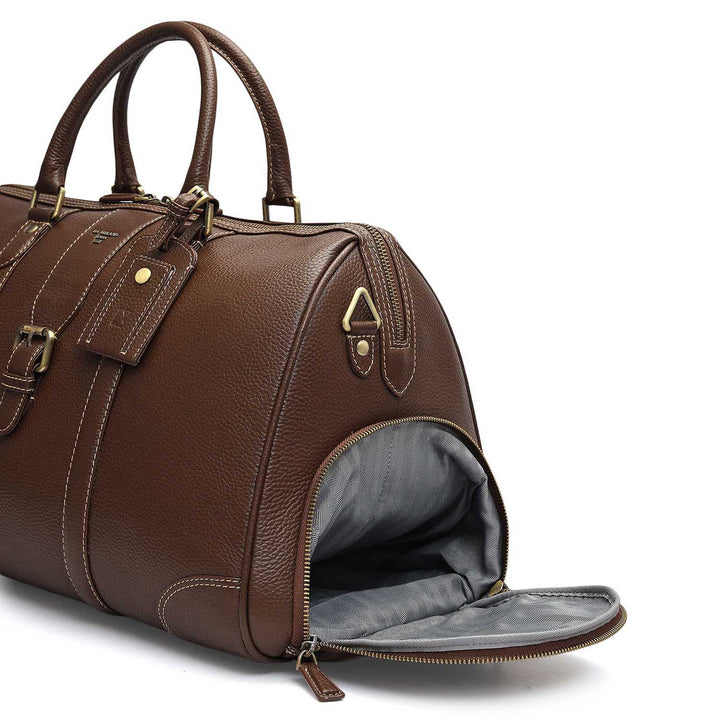 Wax Leather Luggage - Mocha