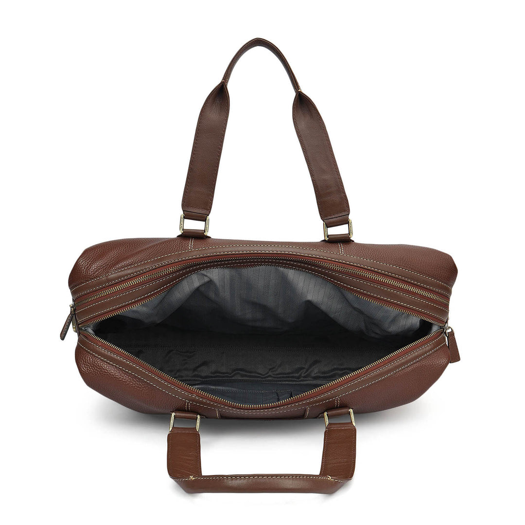 Wax Leather Luggage - Espresso