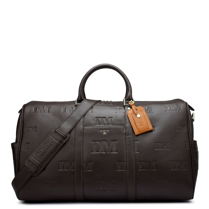 Monogram Wax Leather Luggage - Chocolate