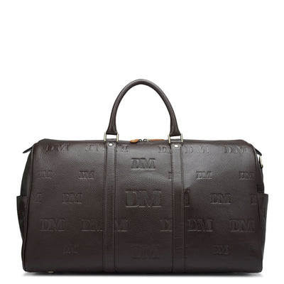 Monogram Wax Leather Luggage - Chocolate
