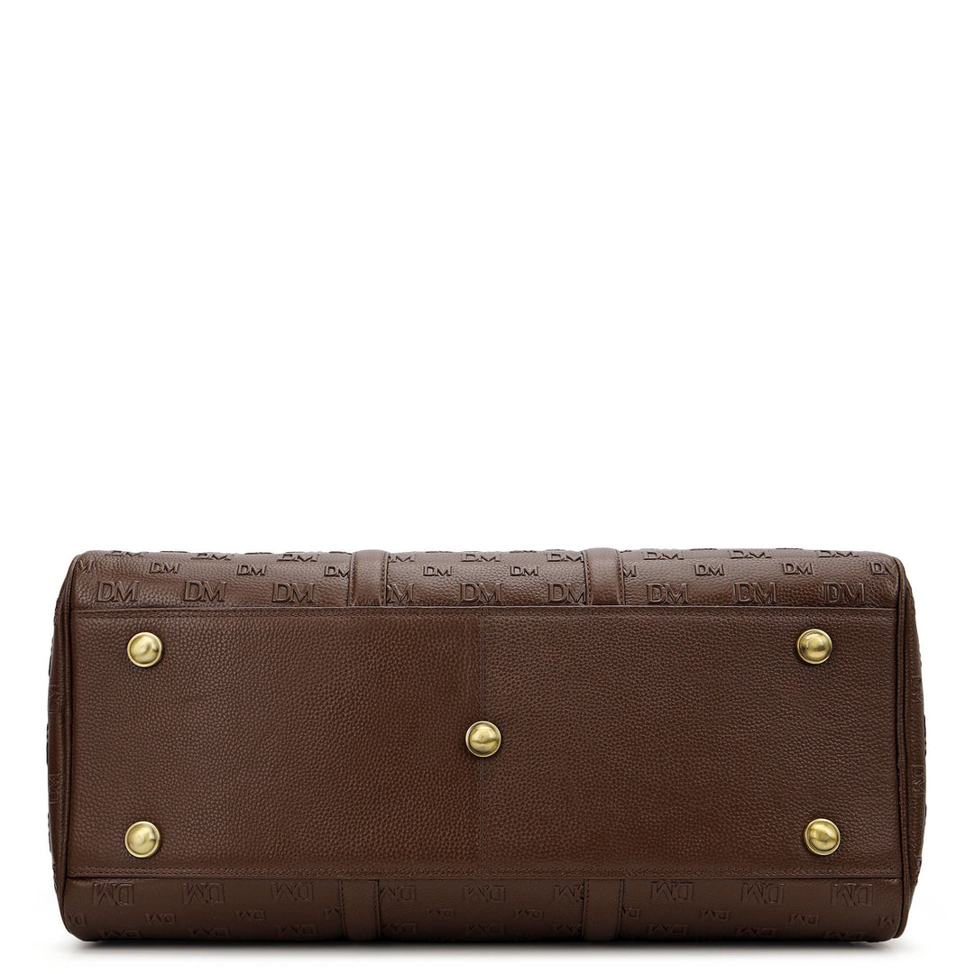 Monogram Duffle Bag - Mocha