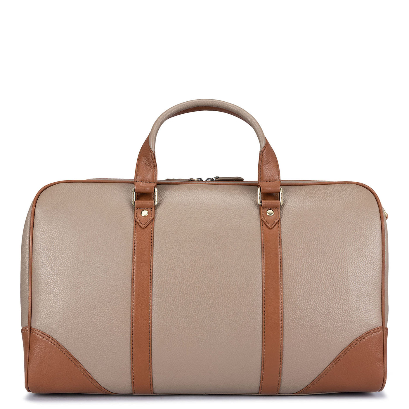 Wax Leather Luggage - Taupe