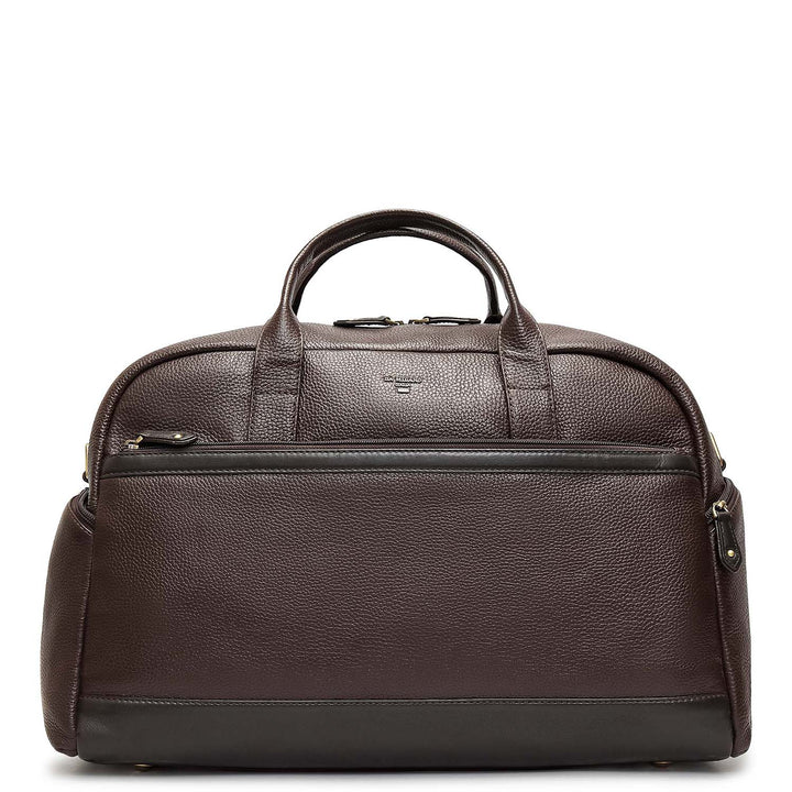 Wax Leather Luggage - Chocolate