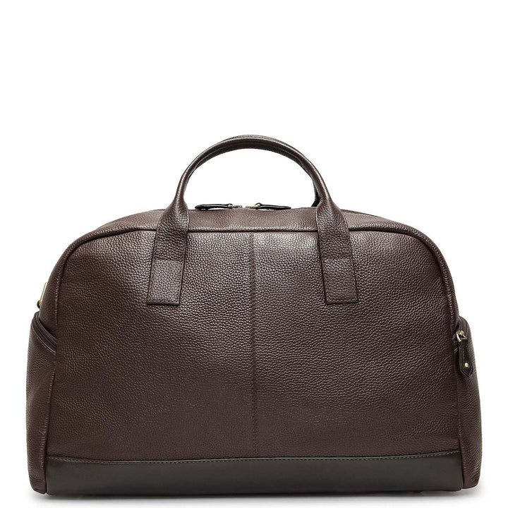 Wax Leather Luggage - Chocolate