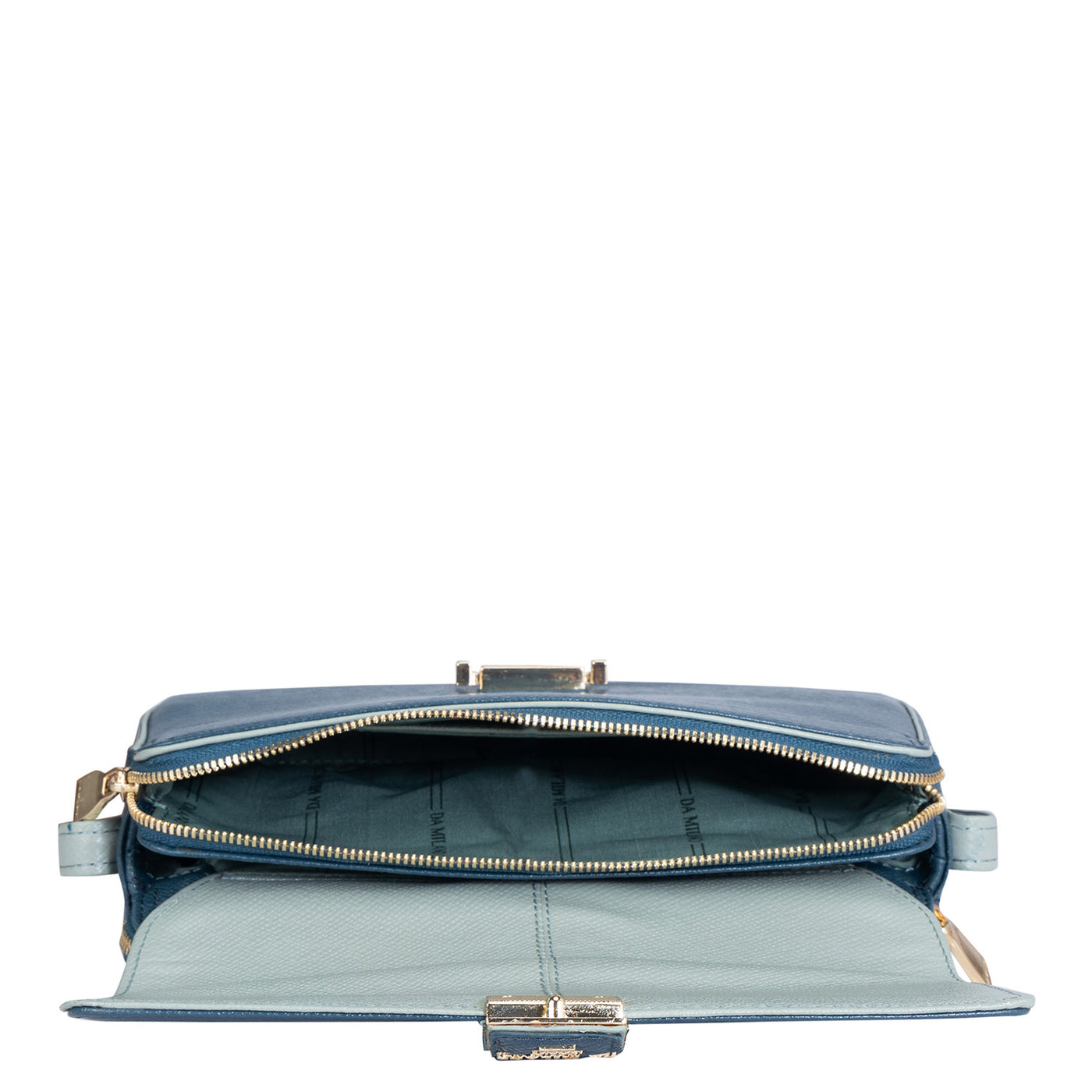 Small Franzy Leather Sling - Ocean