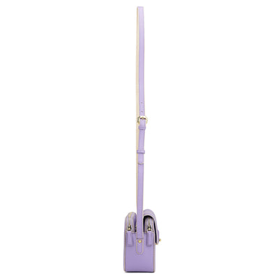 Small Franzy Leather Sling - Purple Haze