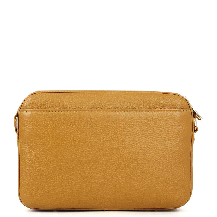 Pebble Leather Sling Bag - Biscoff