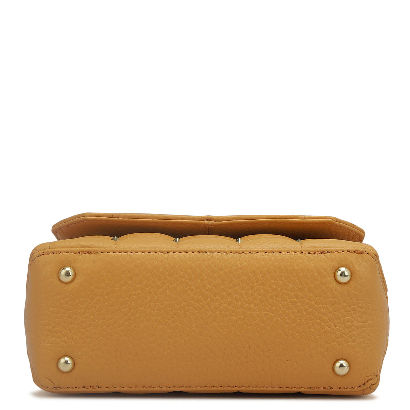 Small Quilting Leather Sling - Apricot