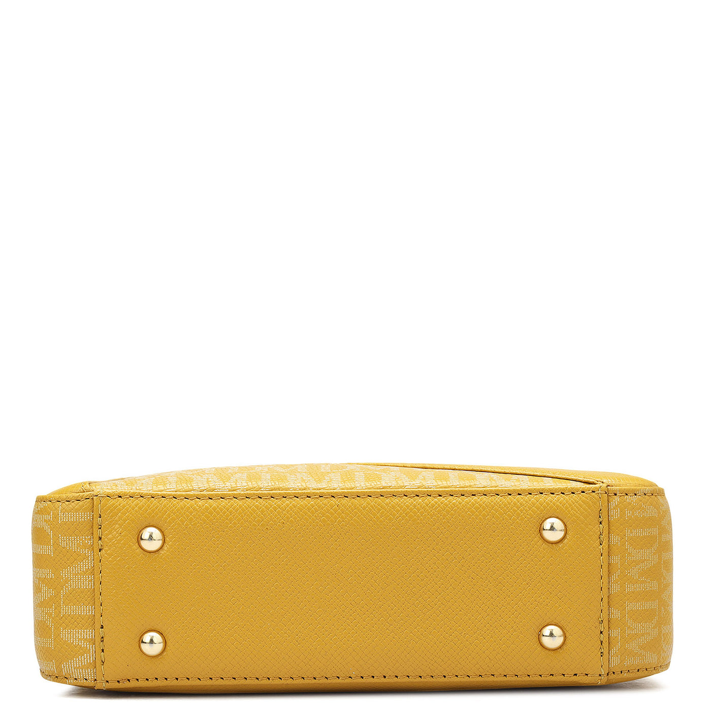 Small Monogram Franzy Leather Sling - Mustard