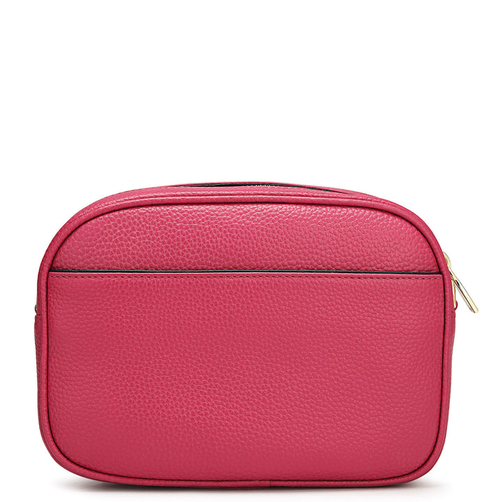 Small Wax Leather Sling - Magenta