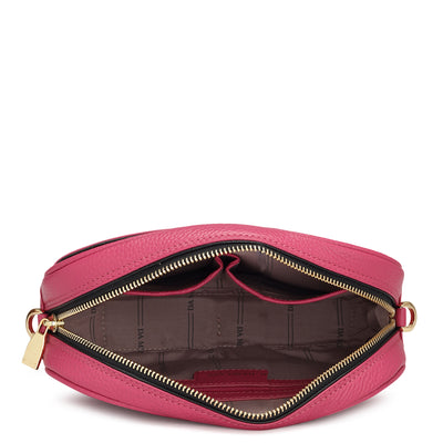 Small Wax Leather Sling - Magenta