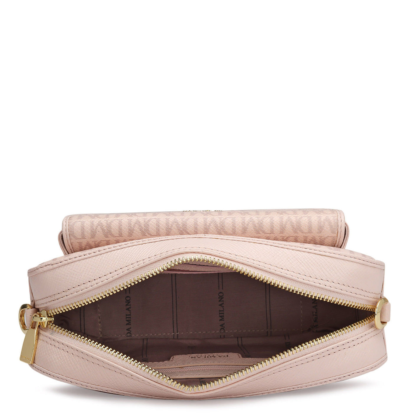 Small Monogram Leather Sling  - Pink