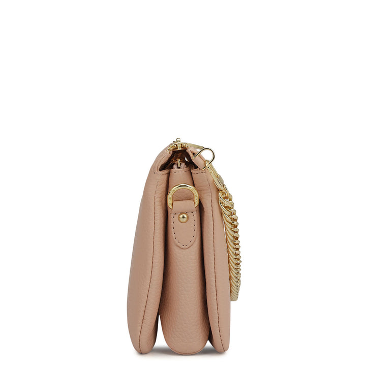 Small Wax Leather Sling - Feather