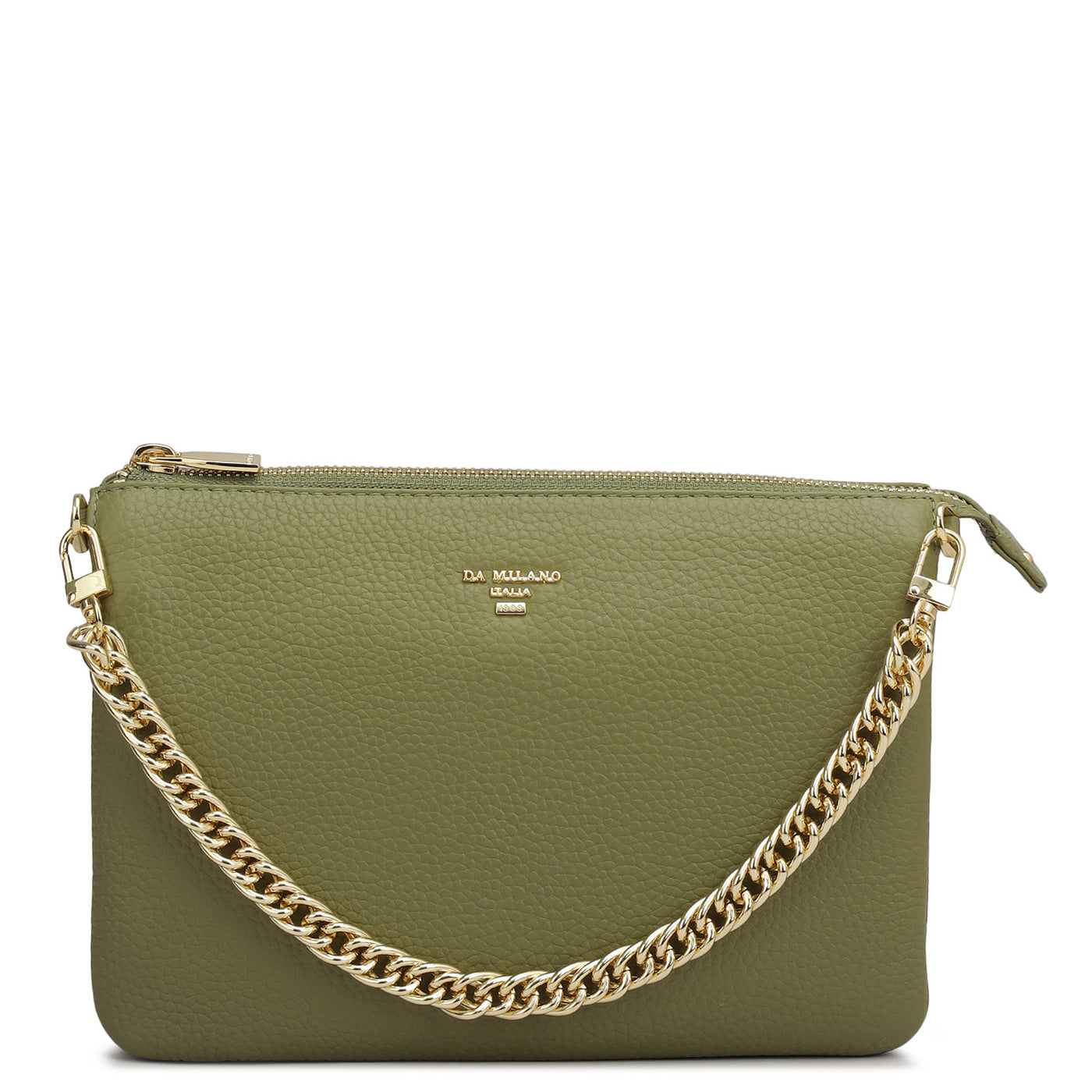 Small Wax Leather Sling - Fern