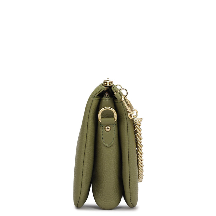 Small Wax Leather Sling - Fern