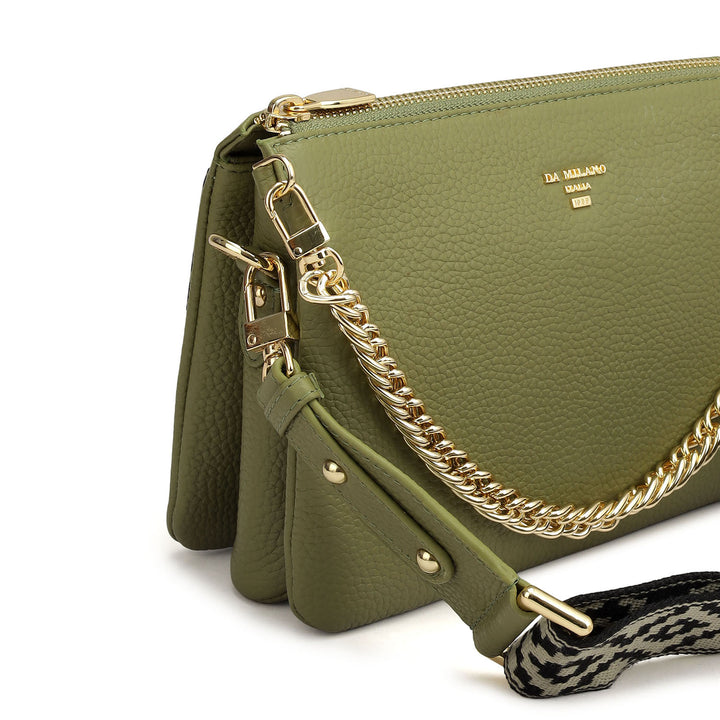 Small Wax Leather Sling - Fern