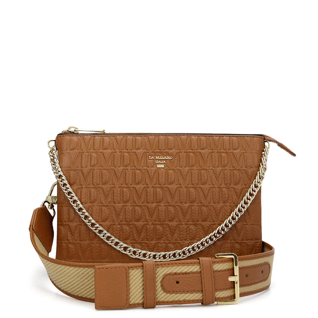 Monogram Sling Bag - Caramel