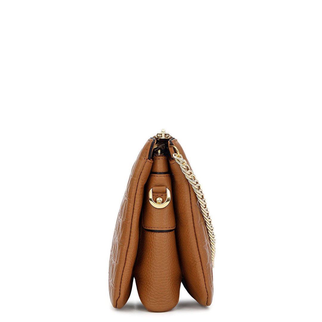 Monogram Sling Bag - Caramel